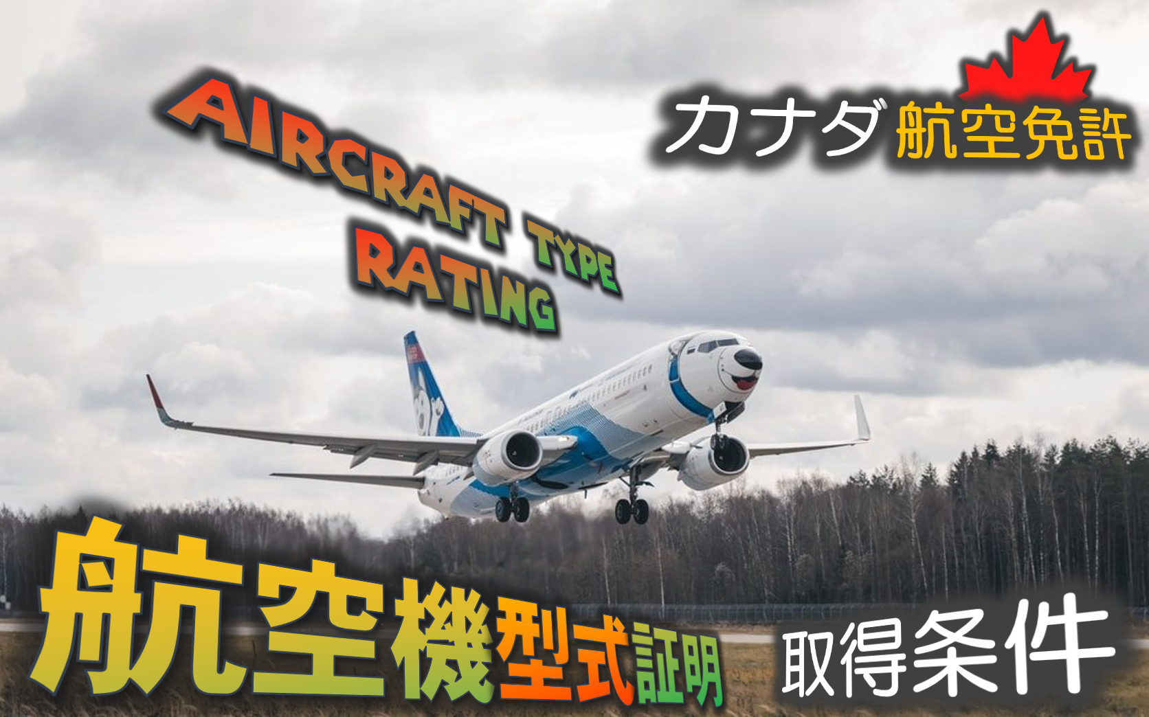 カナダの航空機型式証明 Aircraft Type Rating の取得条件まとめ Fly In B C