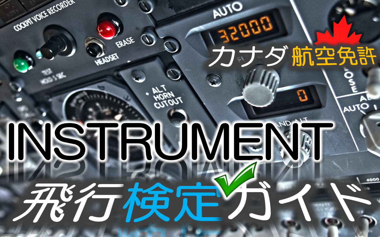 カナダ計器飛行証明 Instrument Rating の飛行実技検定課目 Fly In B C