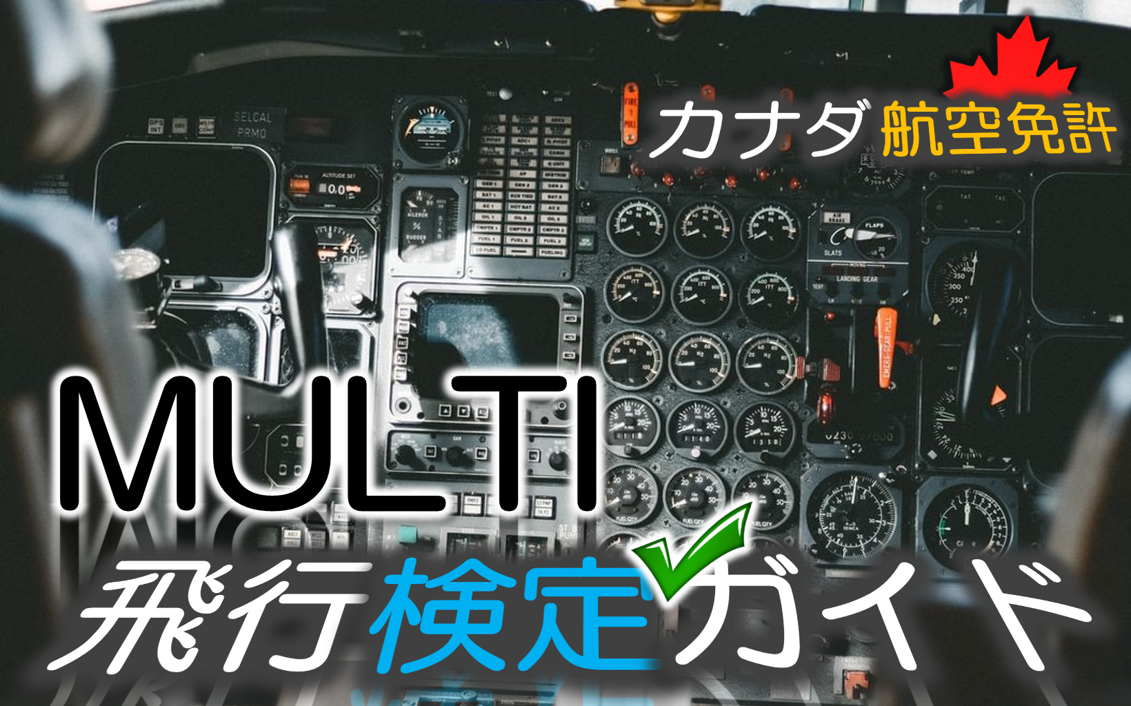 カナダ多発機飛行資格 Multi Engine Rating の飛行実技検定課目 Fly In B C