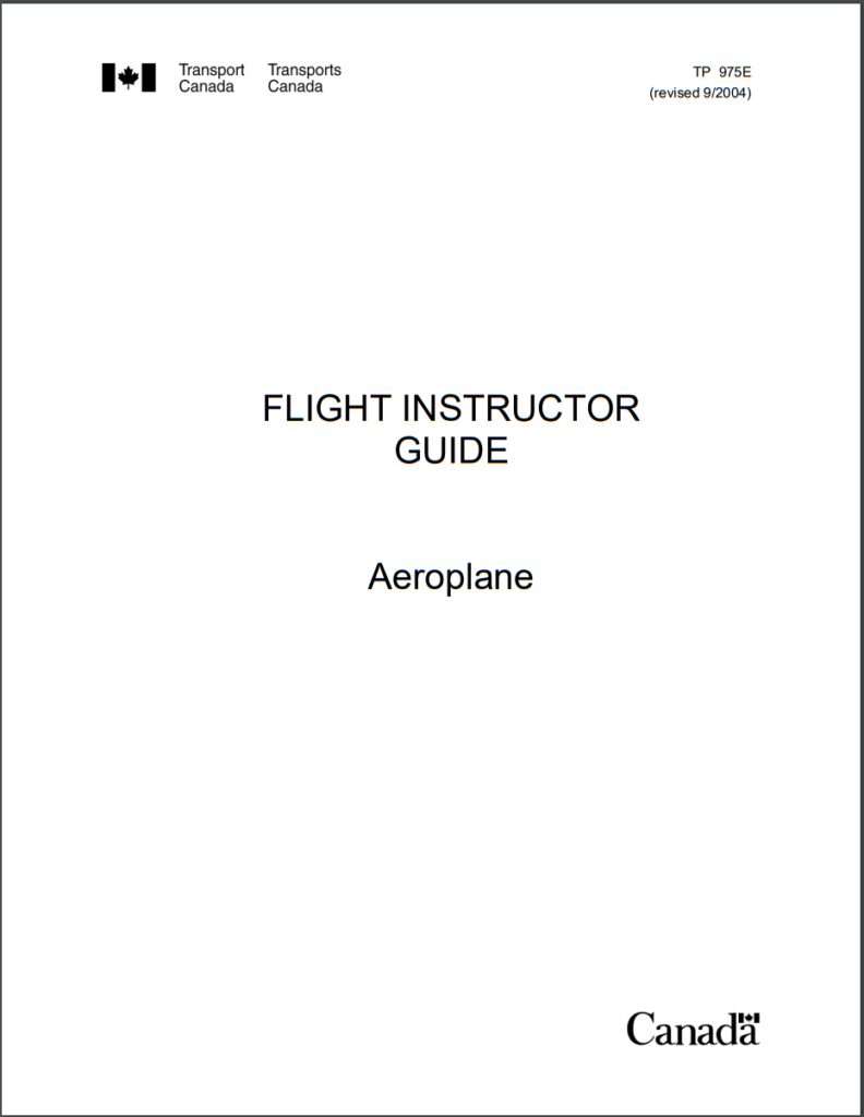 飛行教官ガイド 飛行機教育全般 学習と学習要素 Fly In B C